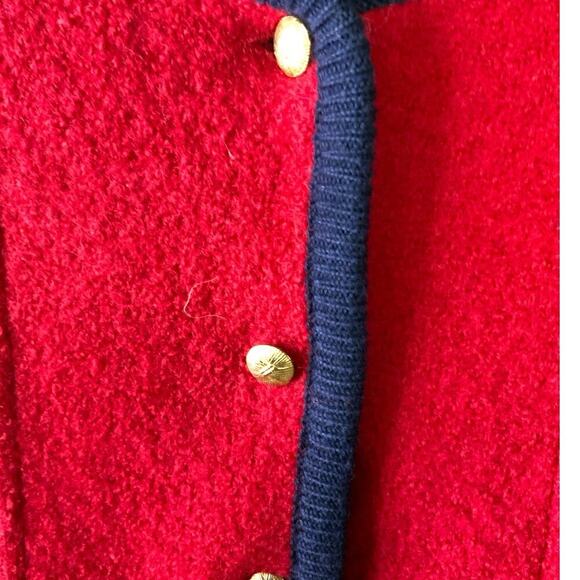 Carroll Reed Cardigan Sweater Womens 6 Long Sleeve Button Wool Preppy Feminine - Picture 7 of 7